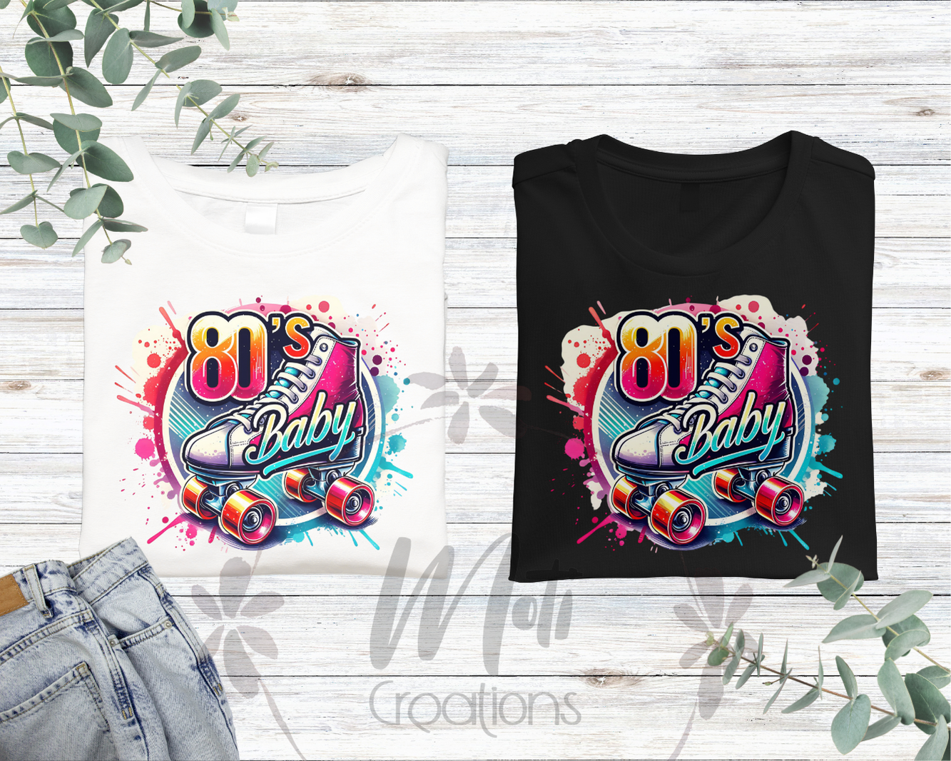 a couple of shirts that are on a table