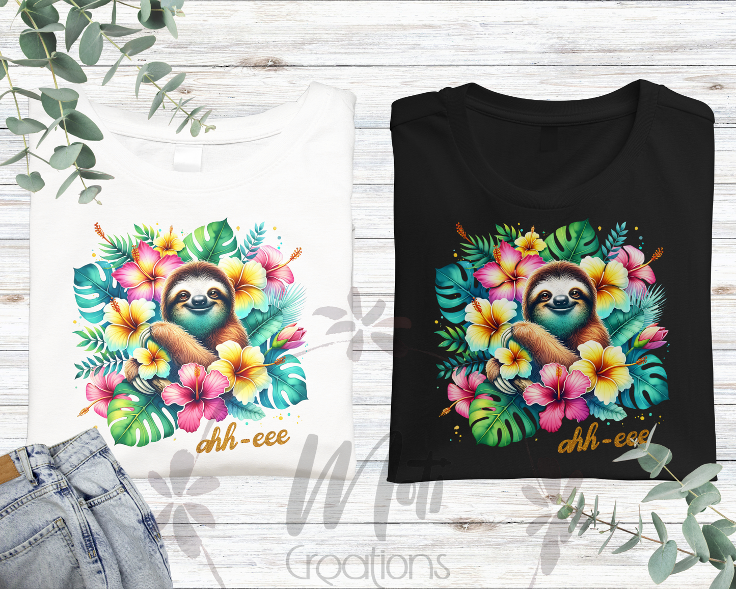 two t - shirts with a slotty on them