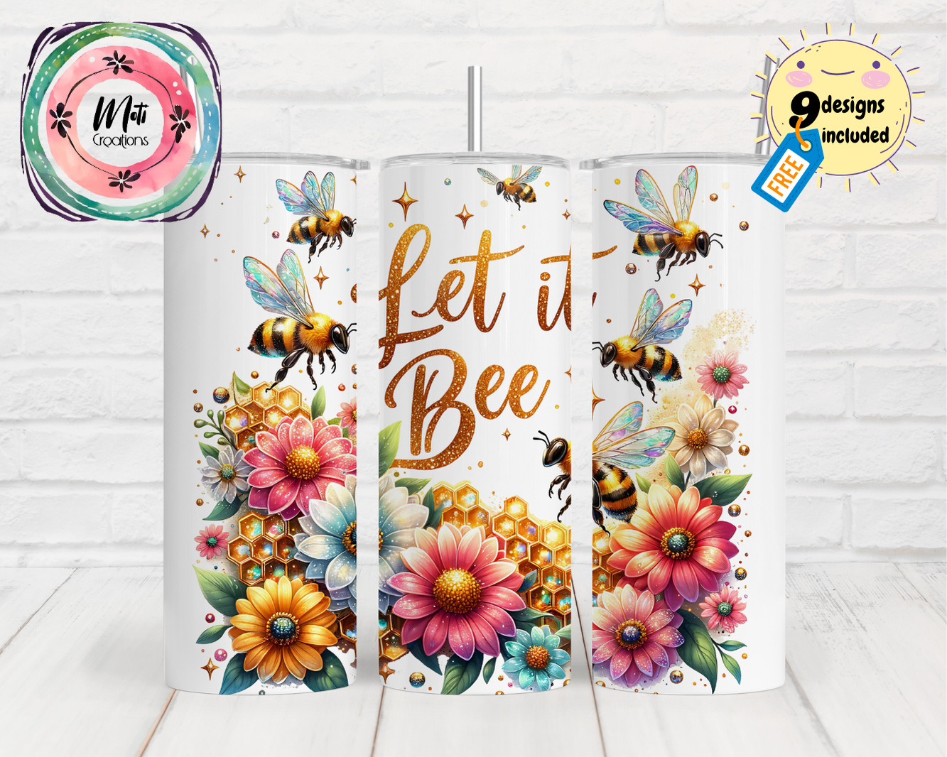 a picture of a toilet paper roll with flowers and bees on it