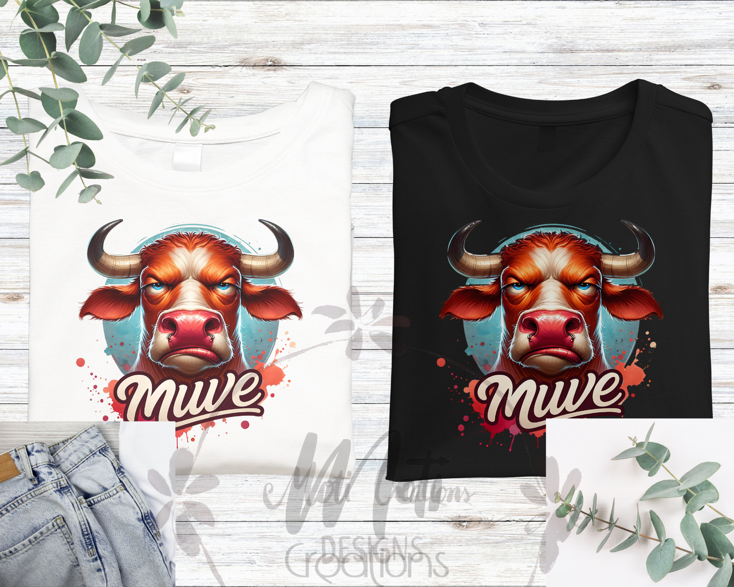 a couple of shirts that are on a table