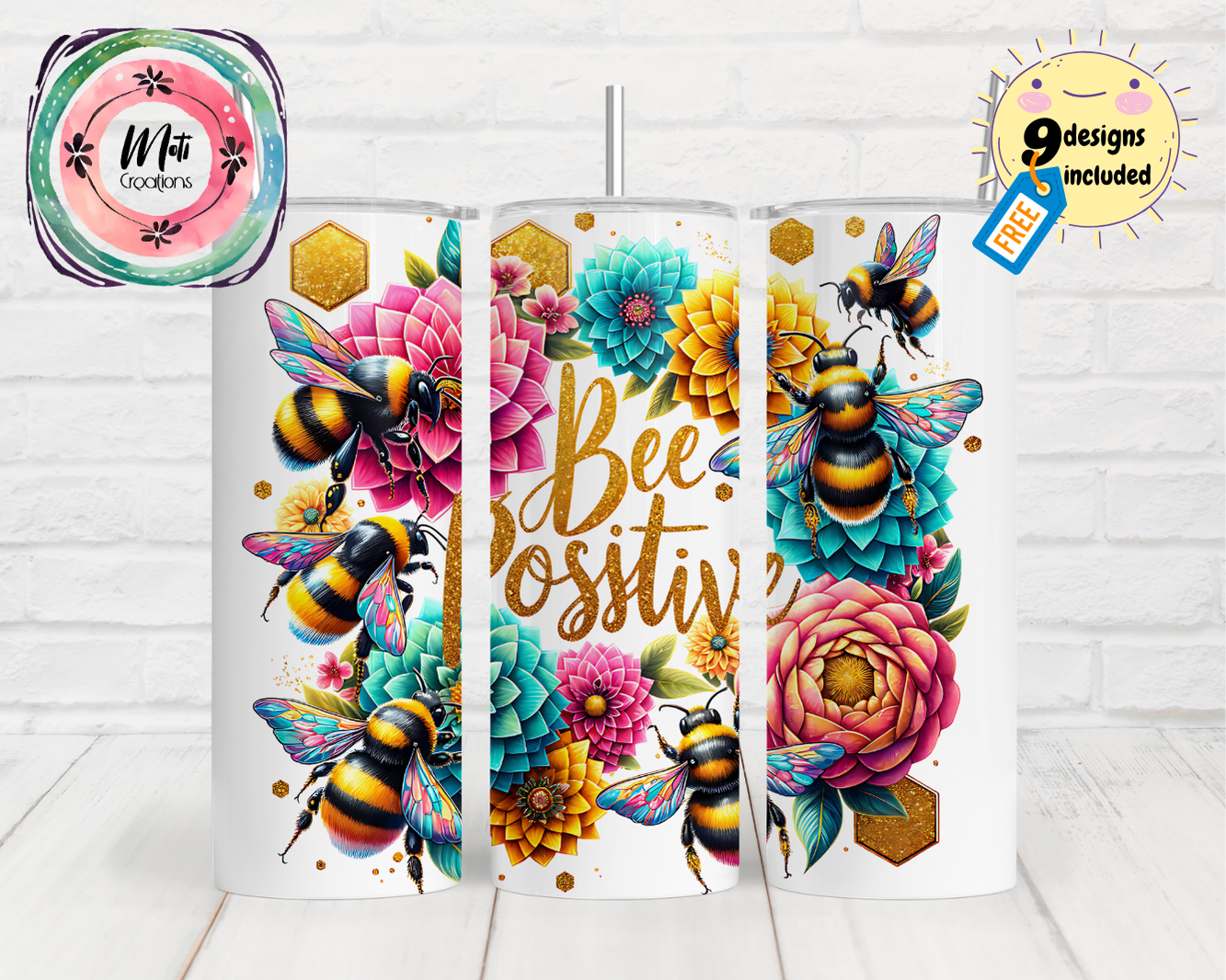 a refrigerator with a bunch of bees on it
