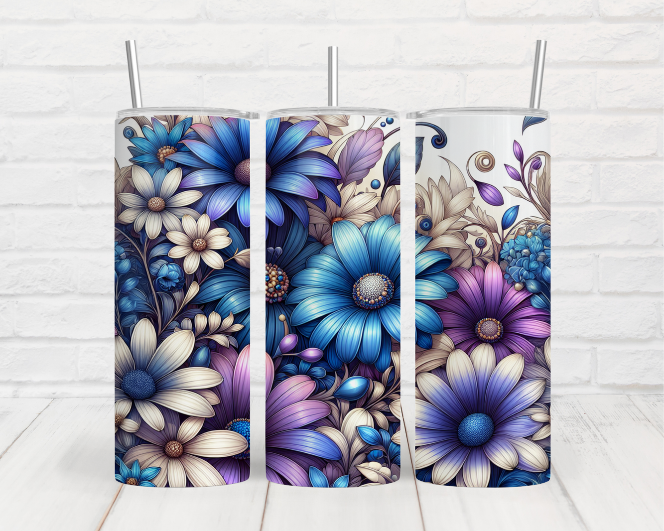 a couple of vases sitting on top of a table