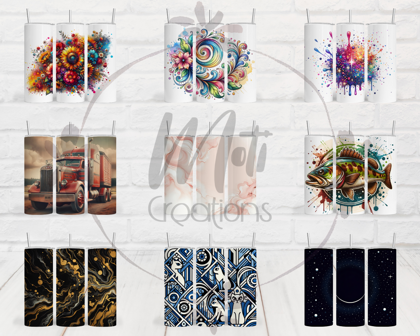 Positive Affirmation Bee Happy  Seamless Design - 20oz / 600ml Skinny Tumbler Wrap PNG Sublimation Design UVTDF Instant Download - DIGITAL ONLY